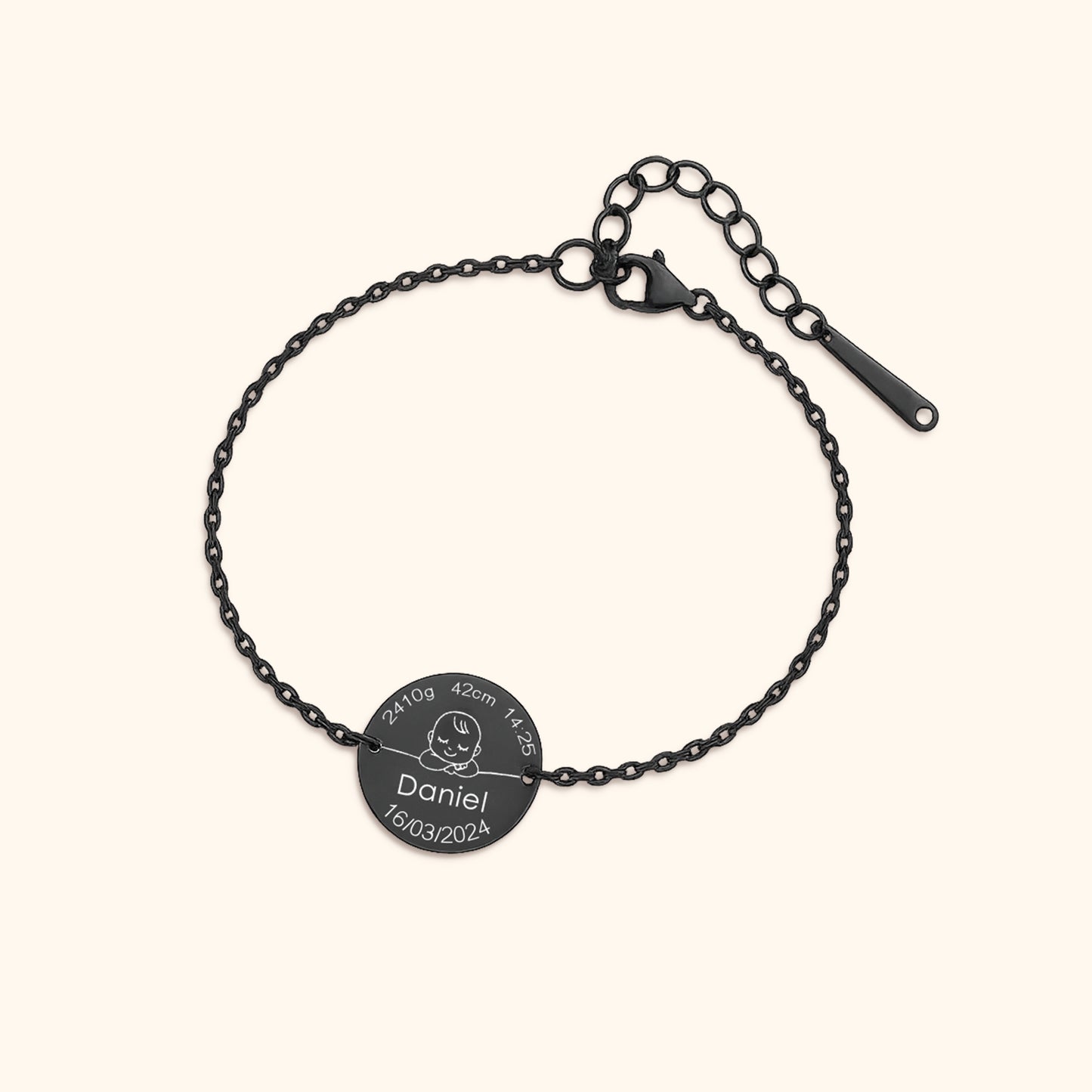 Minnesarmband Babyavtrycks Armband