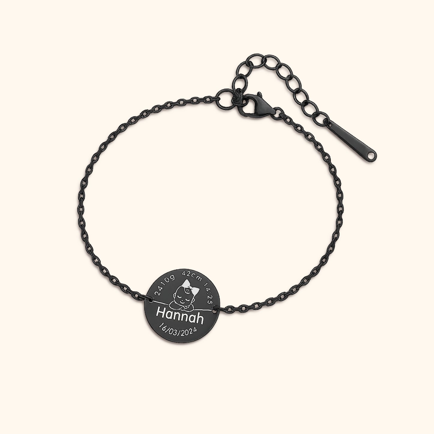 Minnesarmband Babyavtrycks Armband