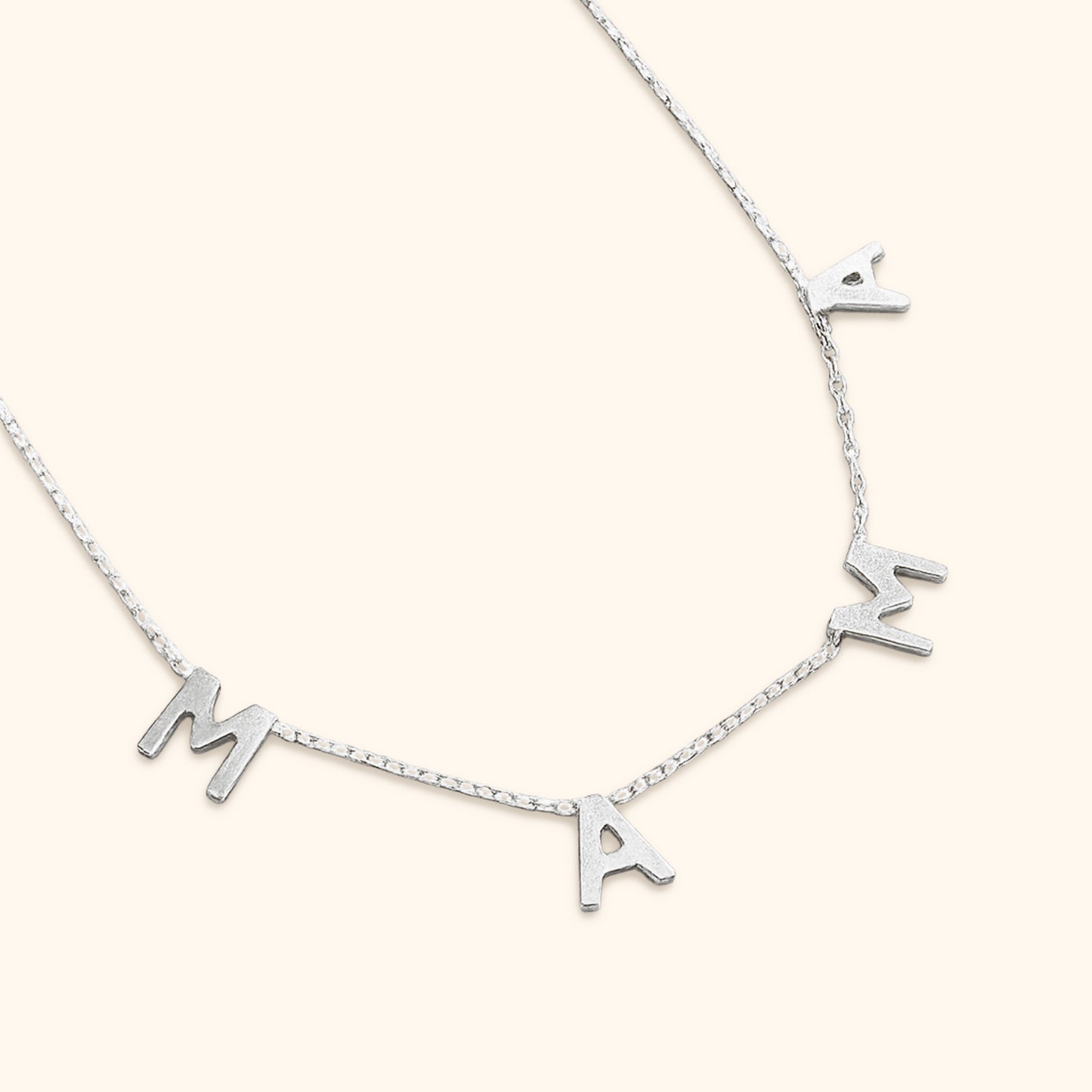 Personligt Graverat Initial Halsband