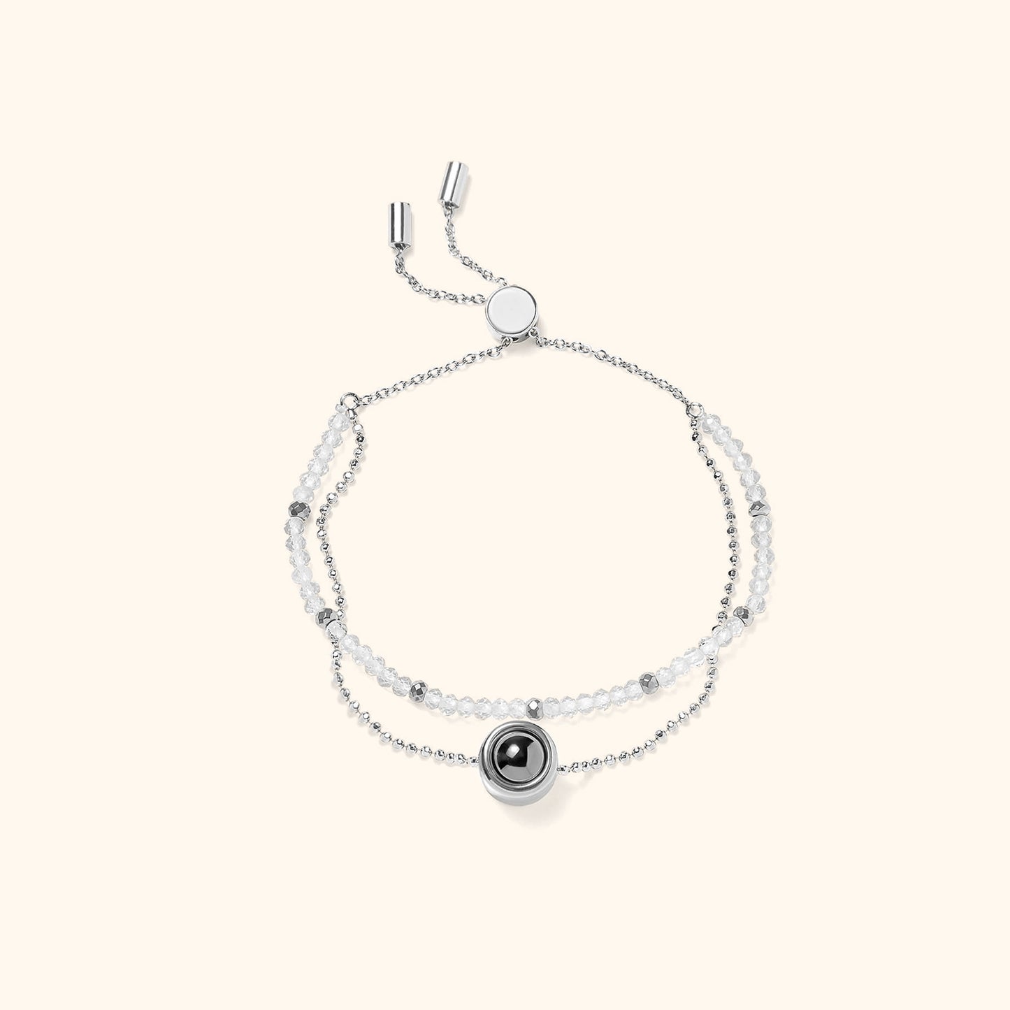 Personliga Kristall Projektion Armband