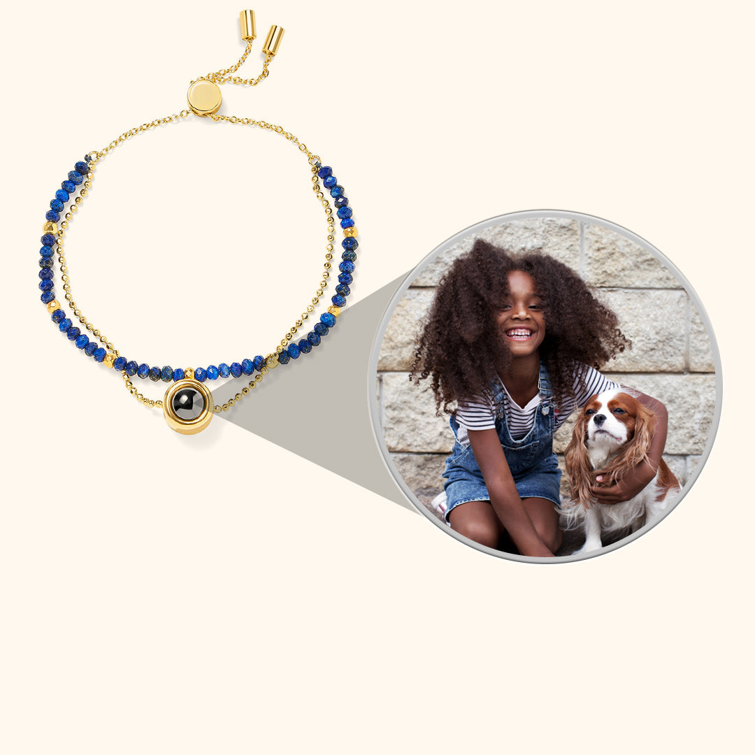Personliga Kristall Projektion Armband