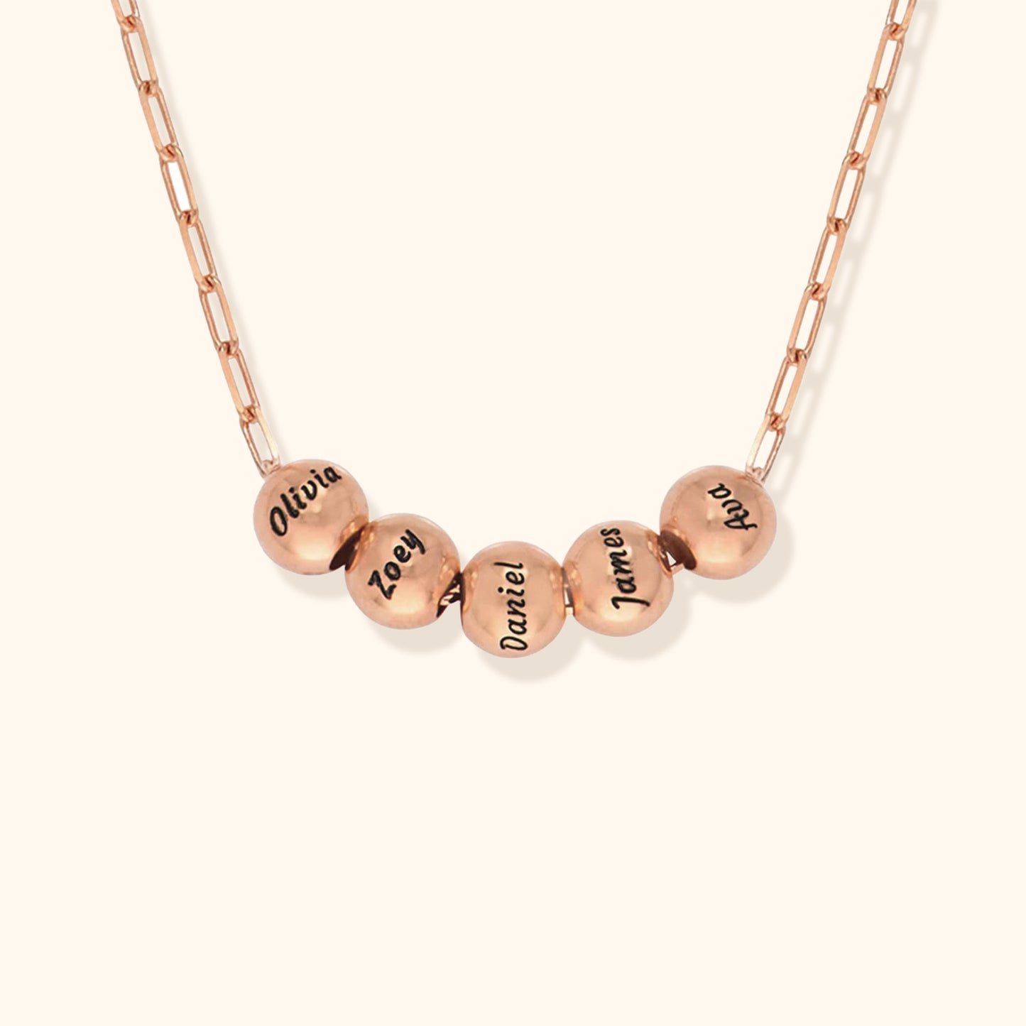Personliga Familje Pärl Halsband