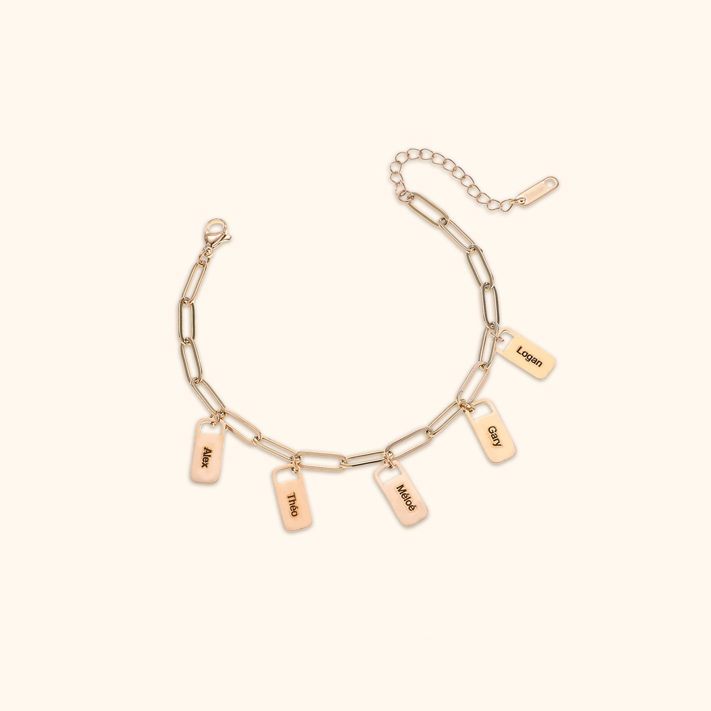 Anpassade Namn Berlock Armband