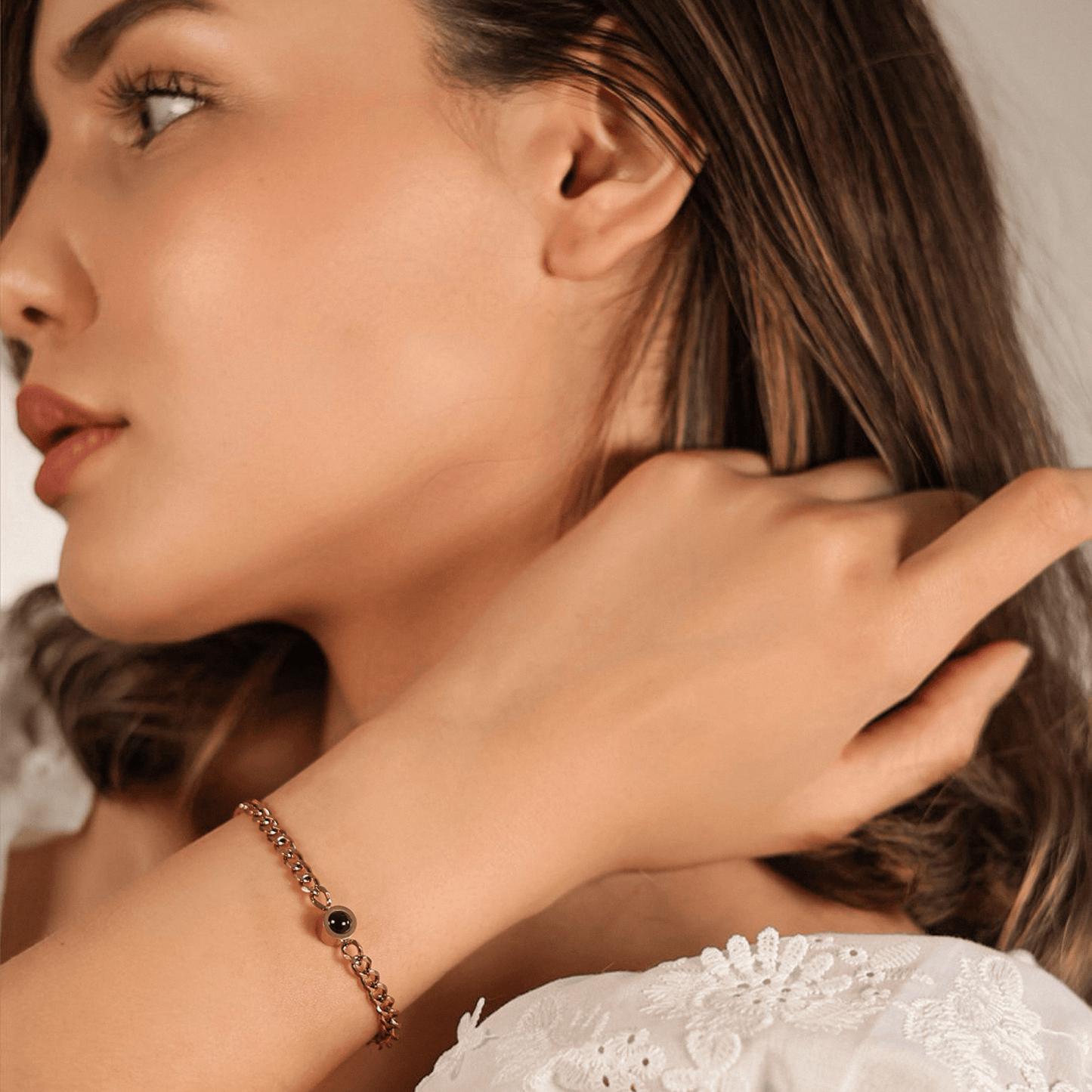 Personalized Cuban Projection Bracelet