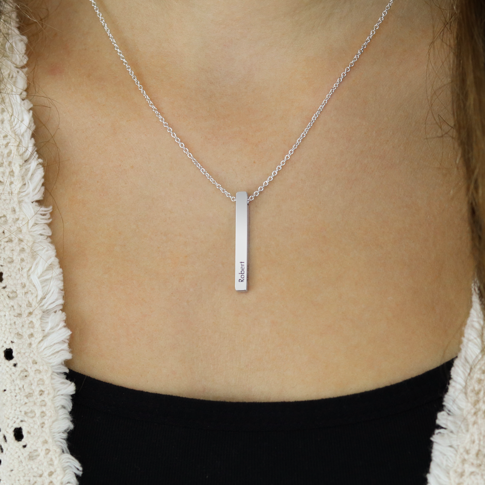 3D Gold Tack Necklace