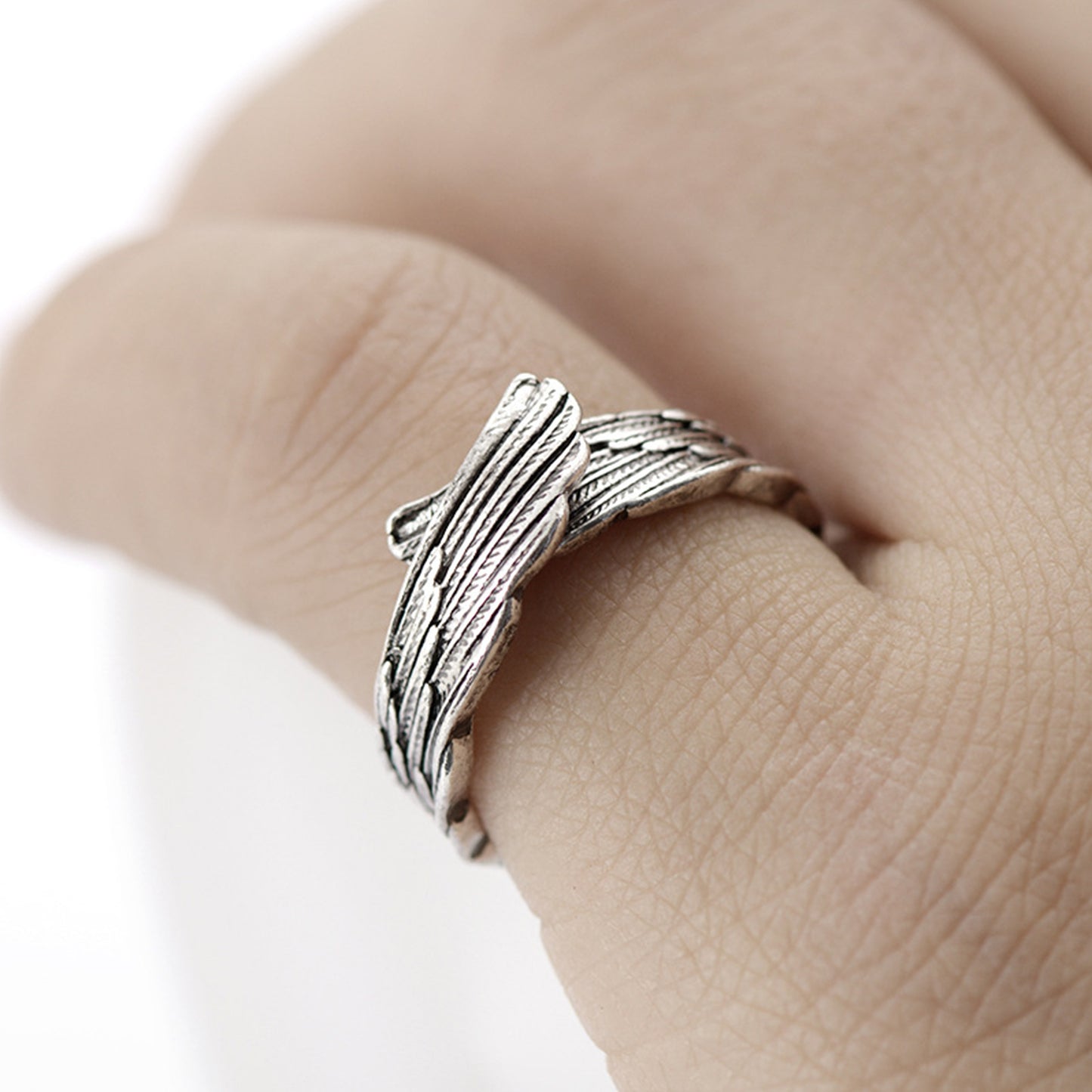 Skyddsvingar Ängel Ring med Meddelandekort