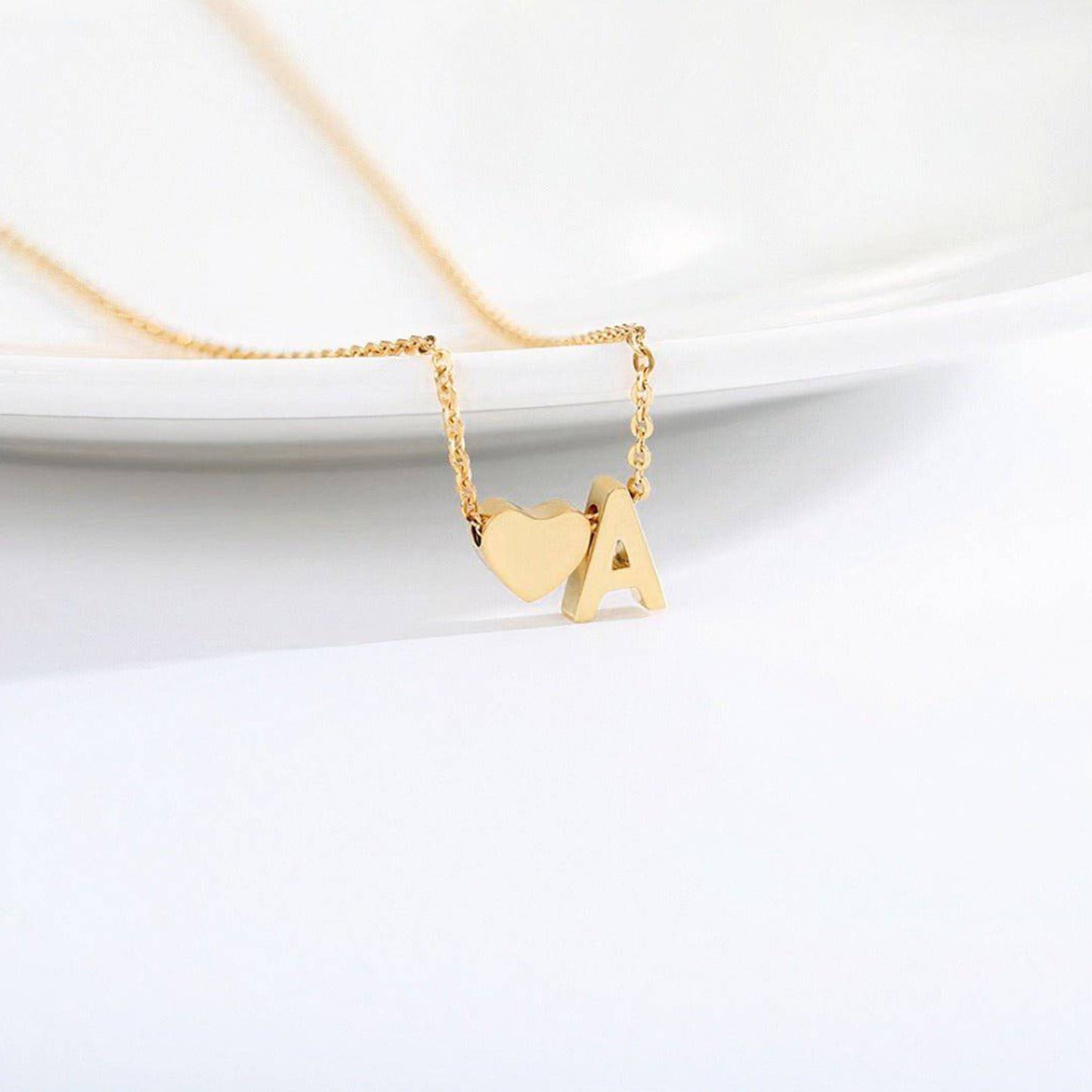 Sweet Hjärta Initial Halsband