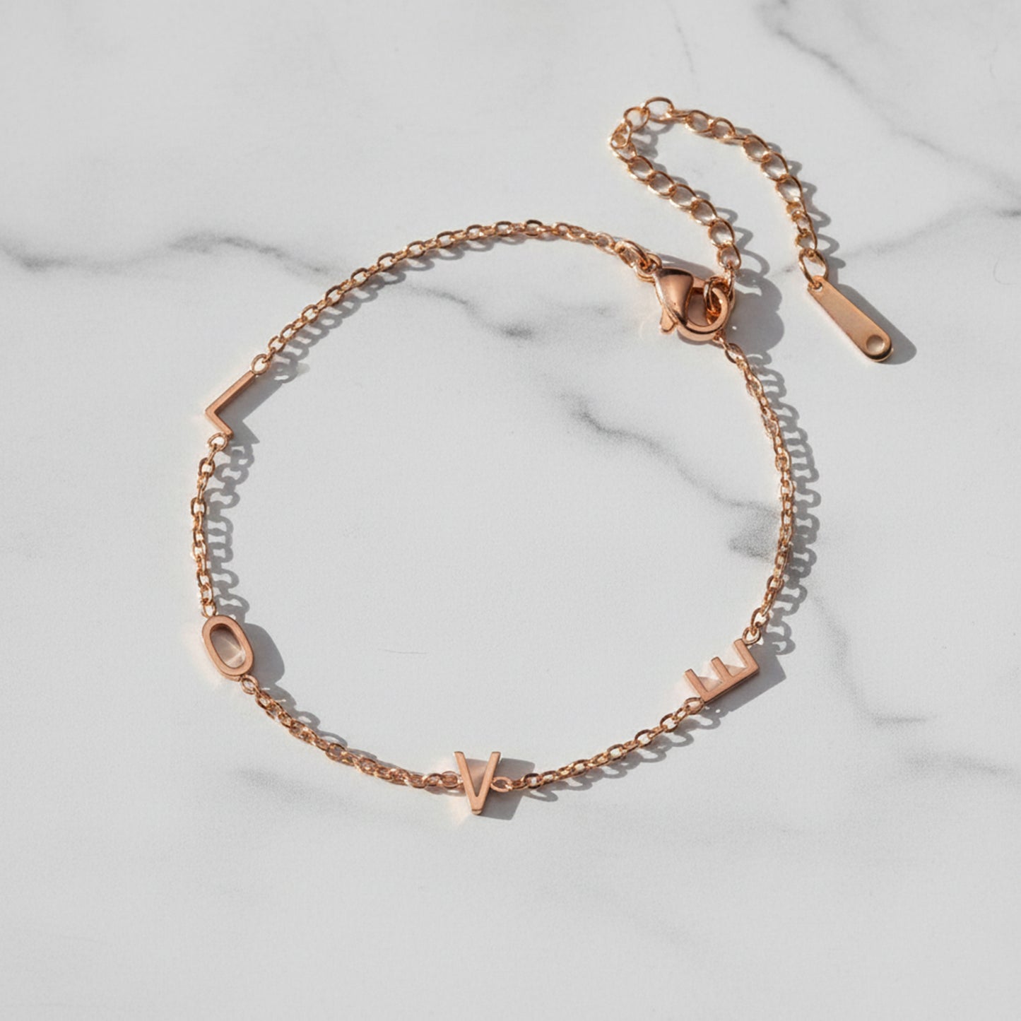 Anpassat Bokstavs Initialer Armband