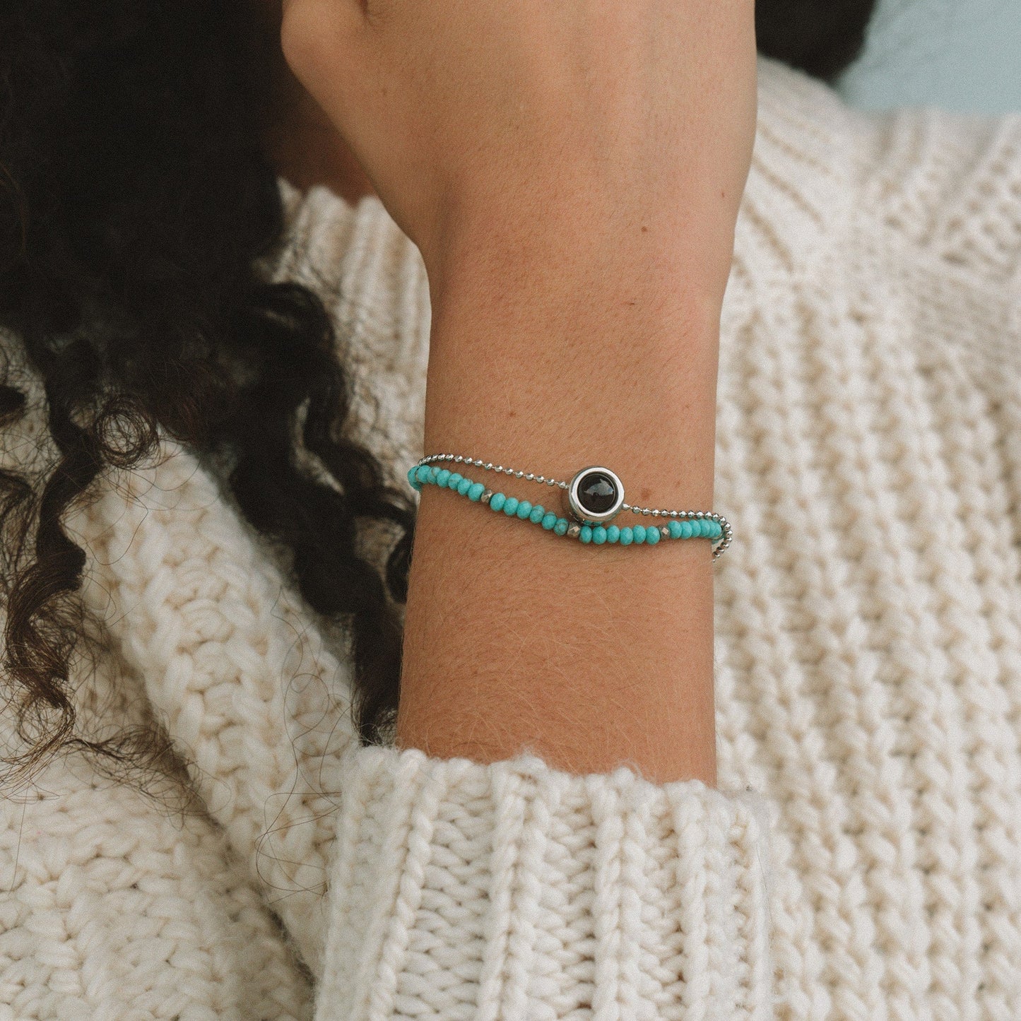 Personliga Kristall Projektion Armband
