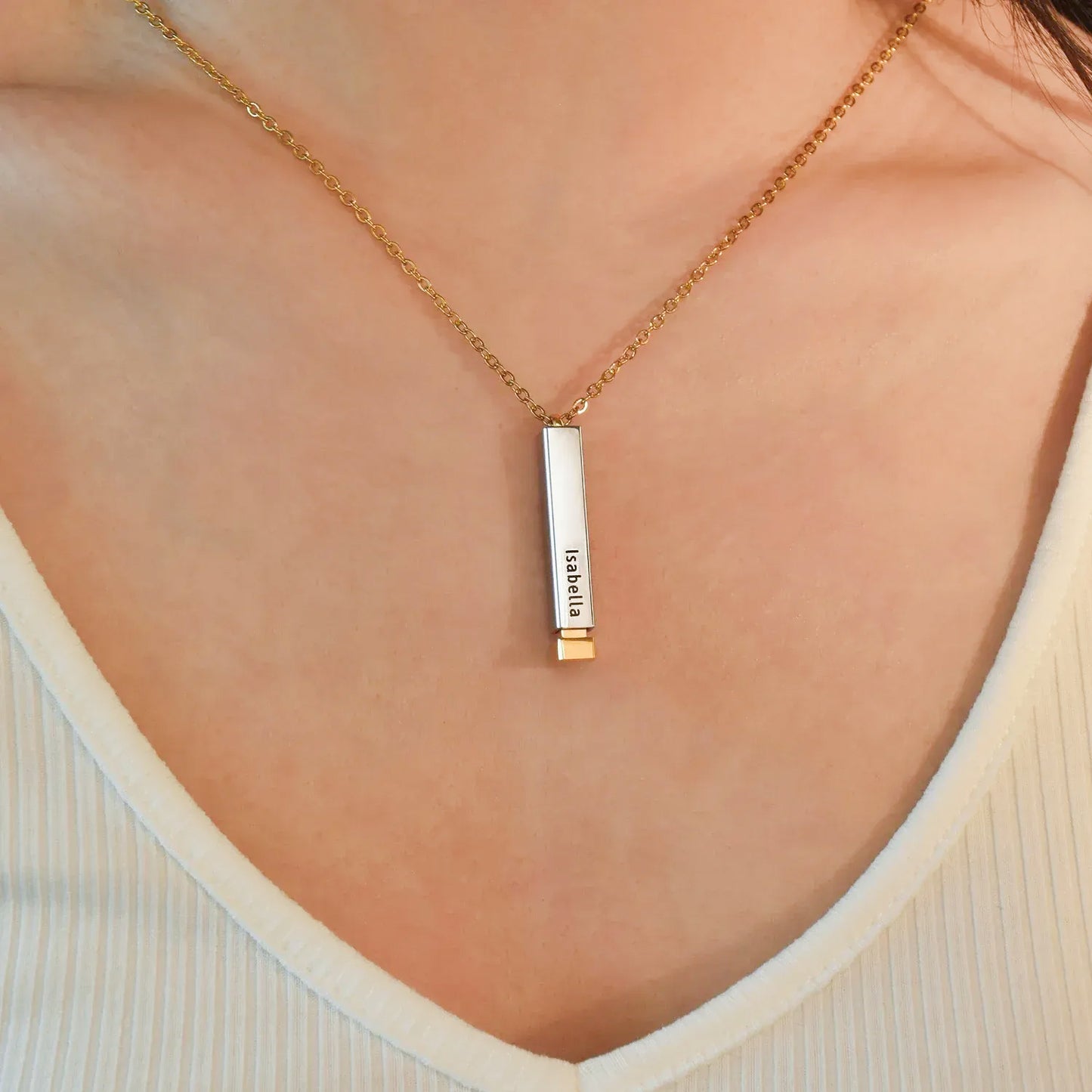 Halsband med Dold Meddelande