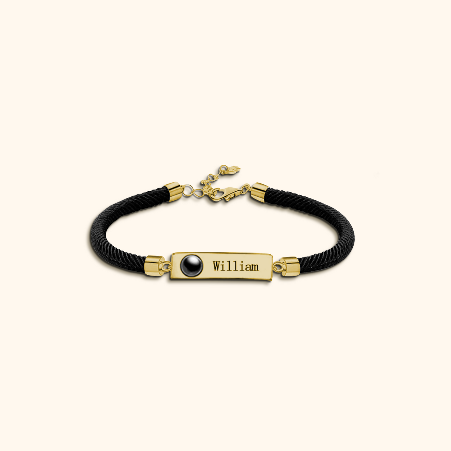 Personal Name Bracelet with Projection Charm
