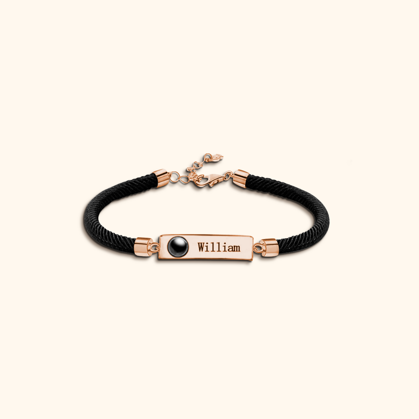 Personal Name Bracelet with Projection Charm