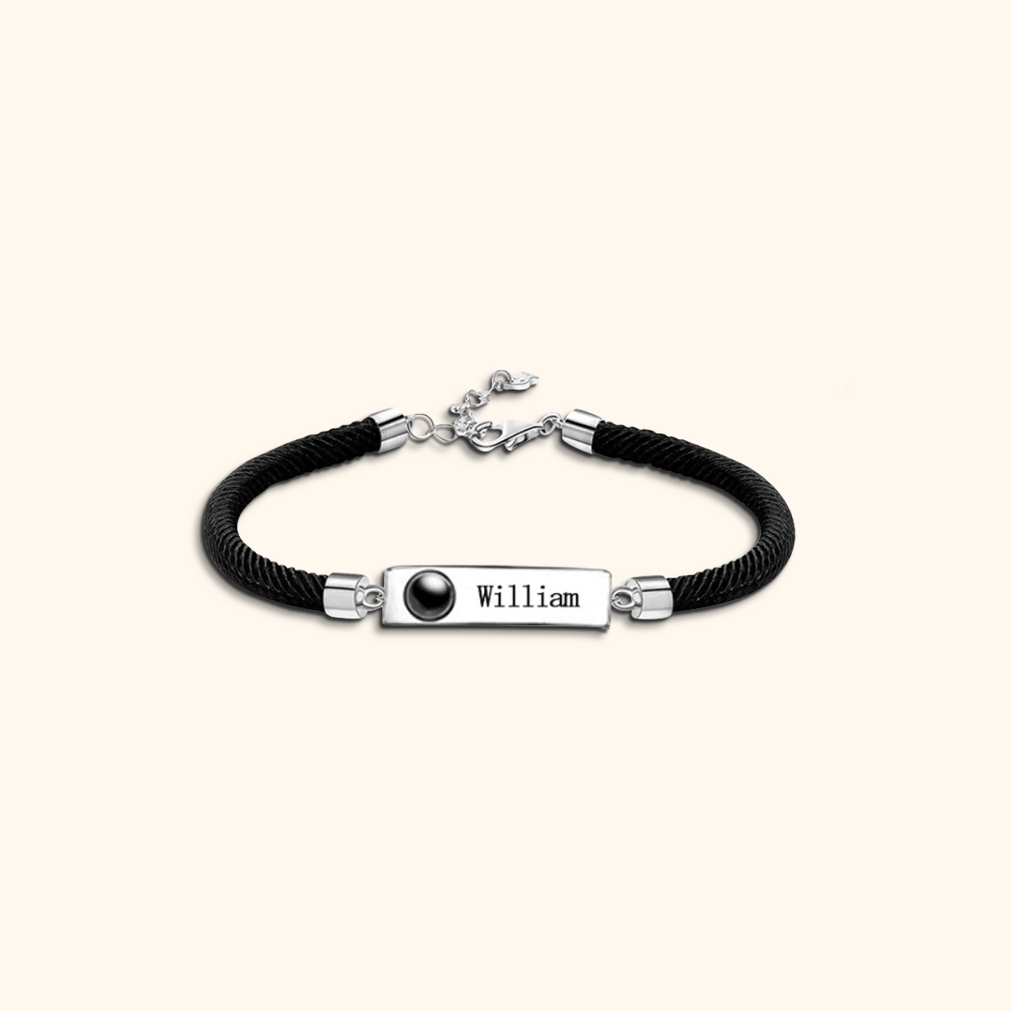 Personal Name Bracelet with Projection Charm
