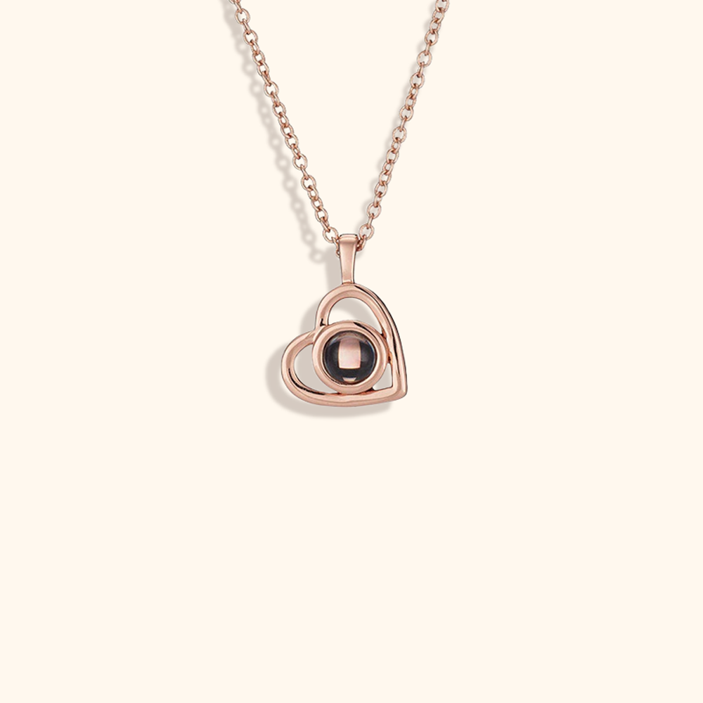 Hjärt-Foto Halsband