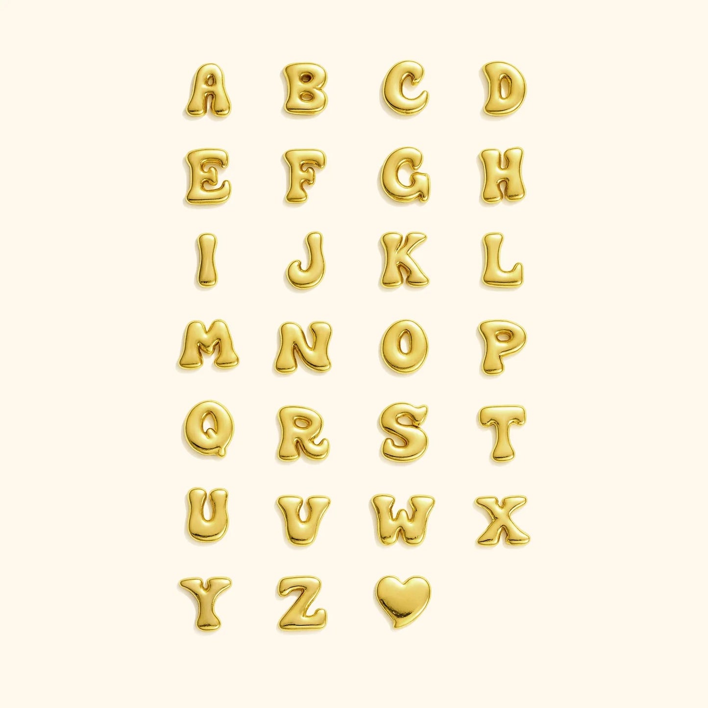 Bubbel Bokstäver Namn Armband