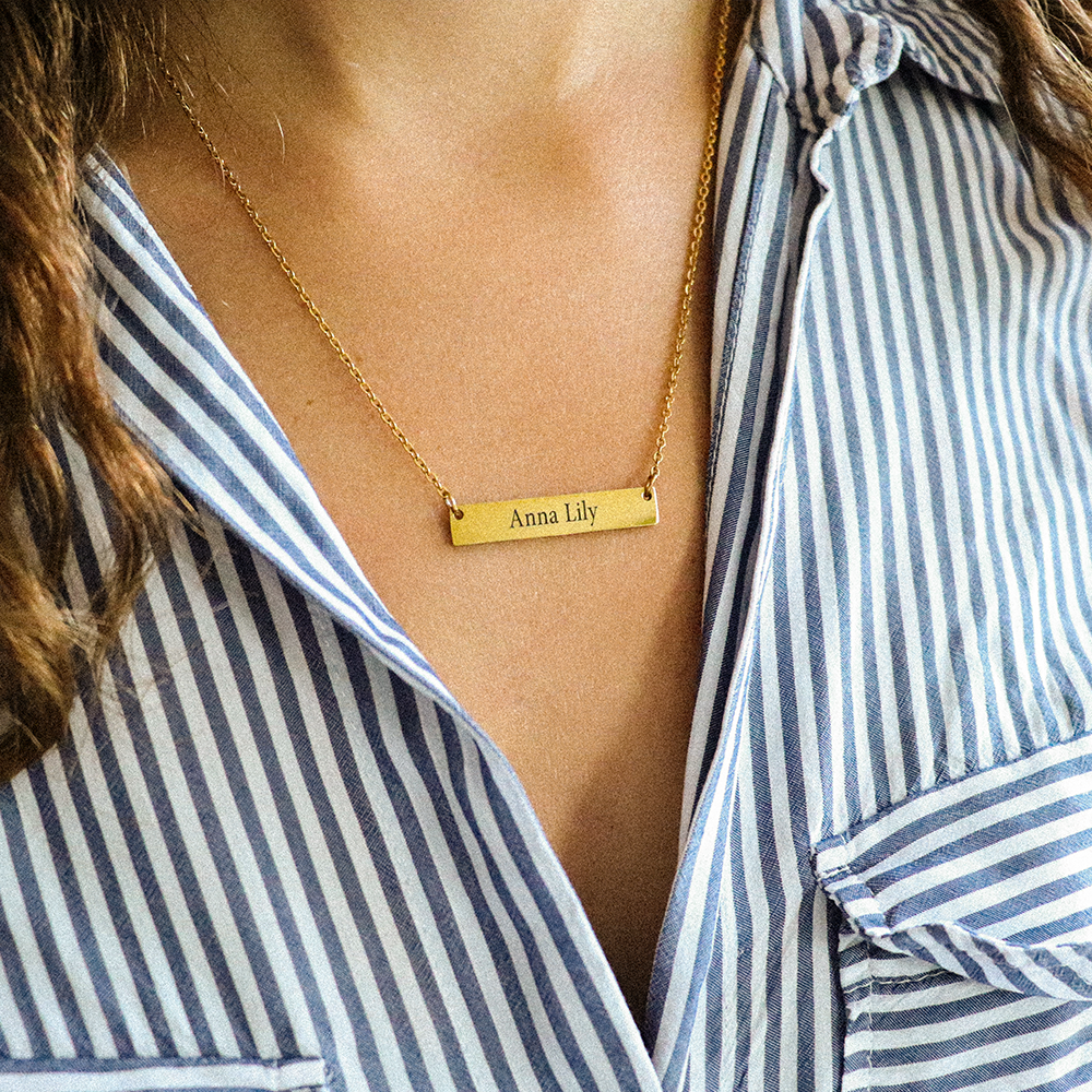 Personligt Anpassat Namn Halsband