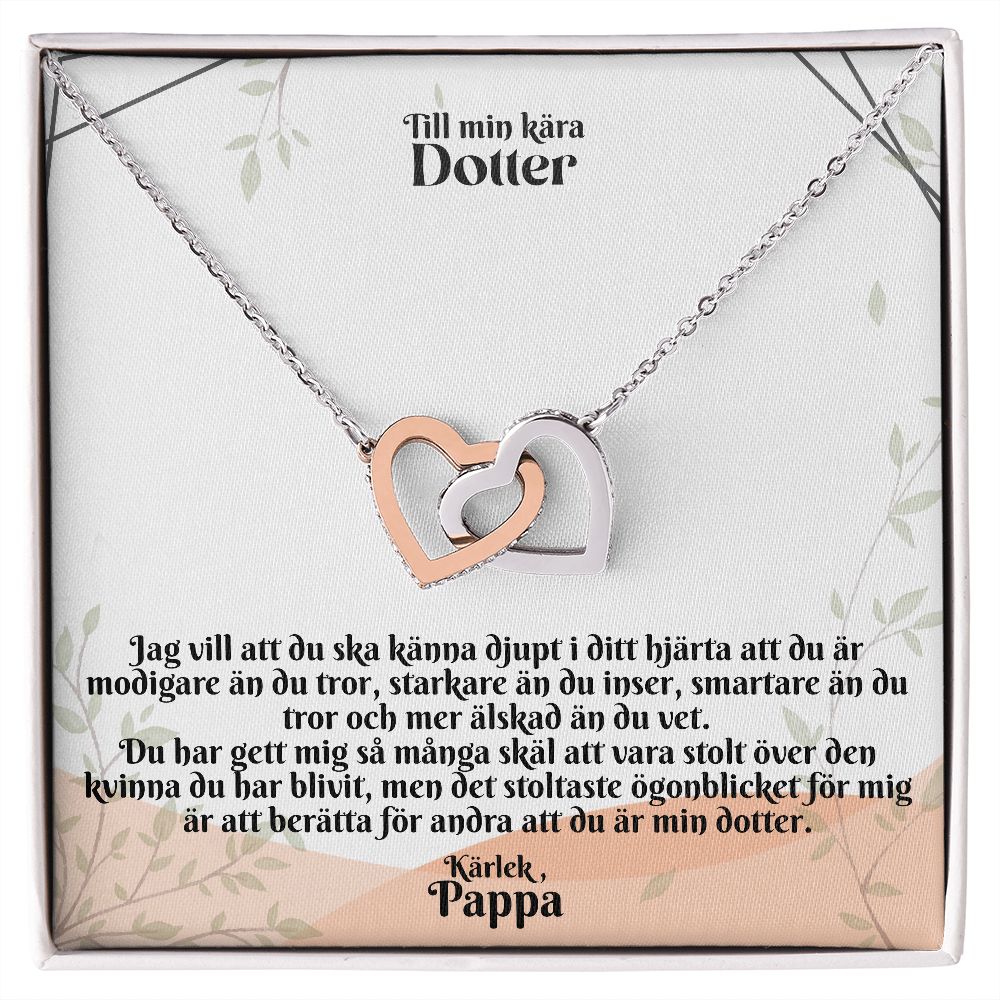 Till Min Kara Dotter | Karlek Pappa | I Ditt Hjarta | Länkat Hjärthalsband