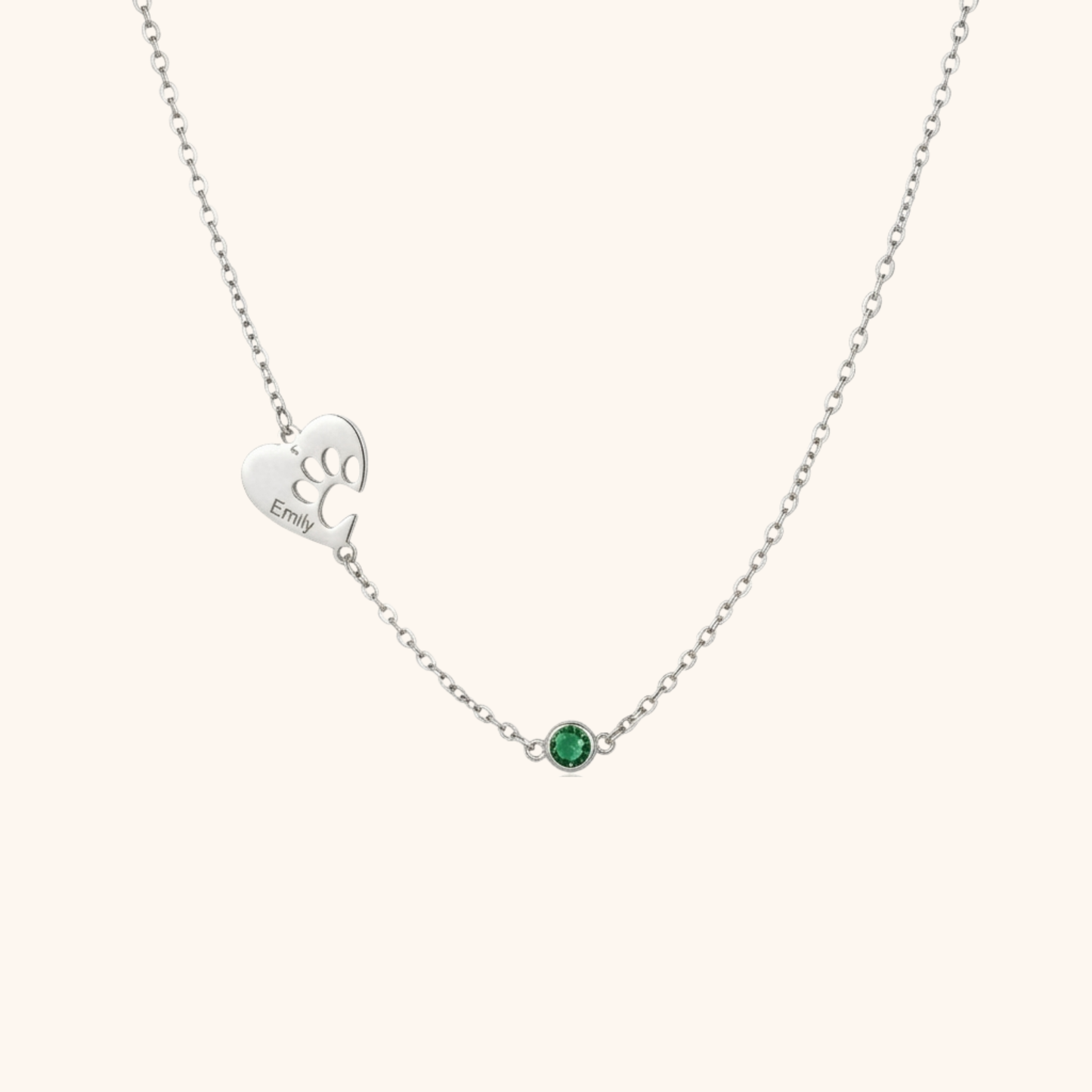 Tassavtryck Graverat Halsband