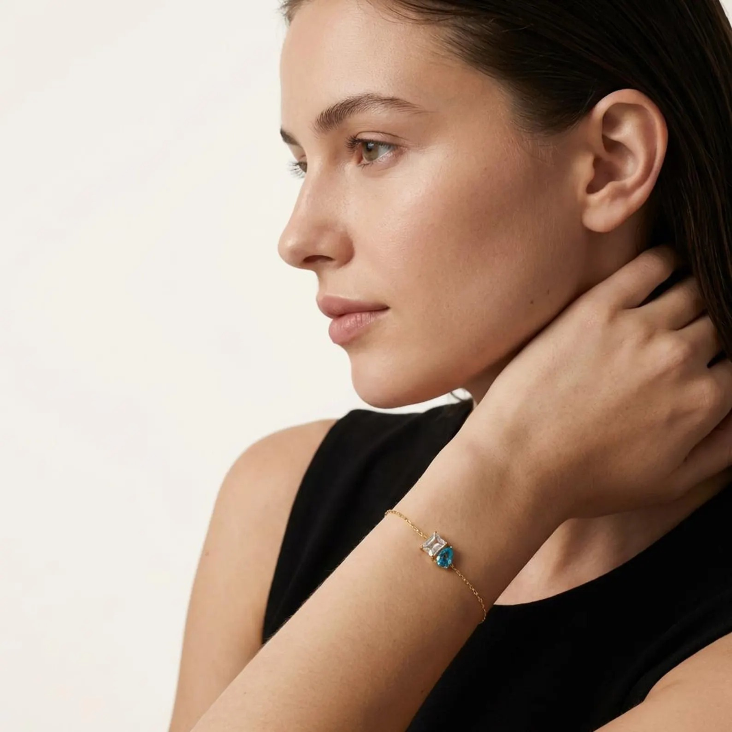 För Alltid Sammanflätat Födelsestens Armband
