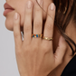 Personligt Födelsesten Band Ring