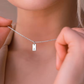 Personligt Initial Tag Halsband