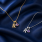 Initial Födelsesten Berlock Halsband