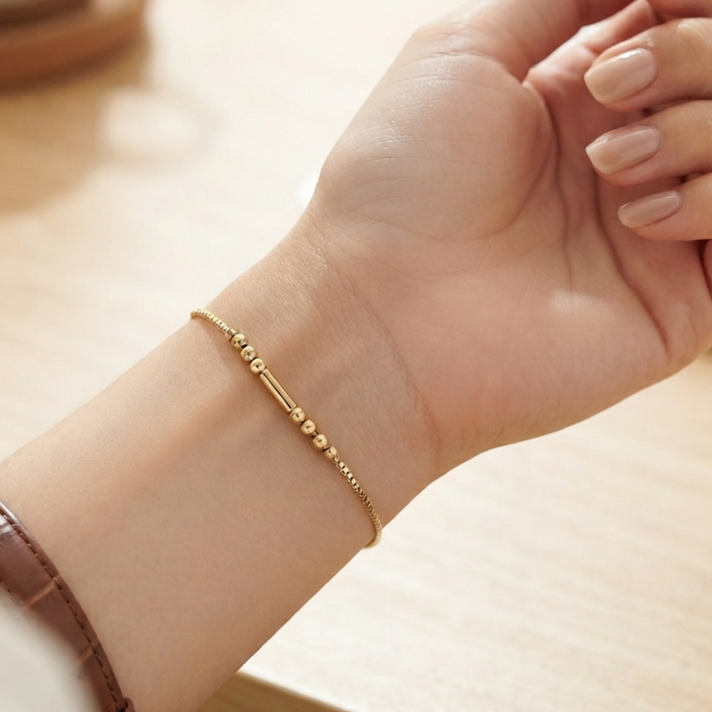 Personligt Morse Code Armband