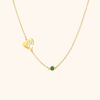 Tassavtryck Graverat Halsband