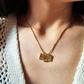 Personligt Initial Tag Halsband
