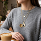Personligt Graverat Ovalt Foto Halsband