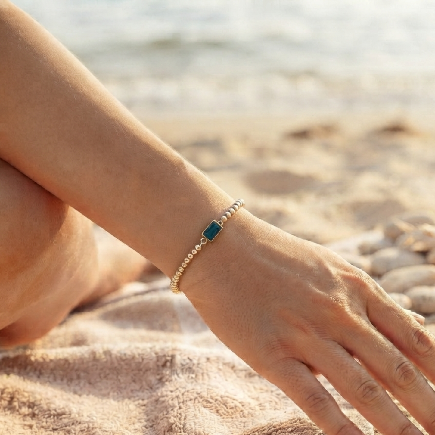 Personligt Födelsesten Pärl Armband