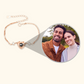 Elegant heart projection bracelet