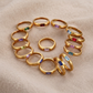 Avsmalnande Födelsesten Band Ring