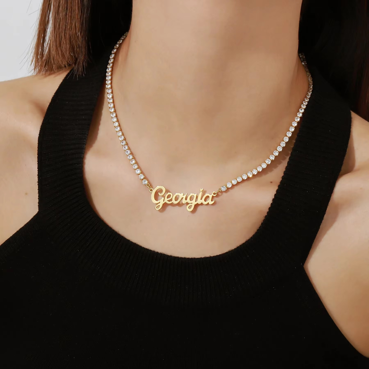 Personligt Signatur Namn Halsband