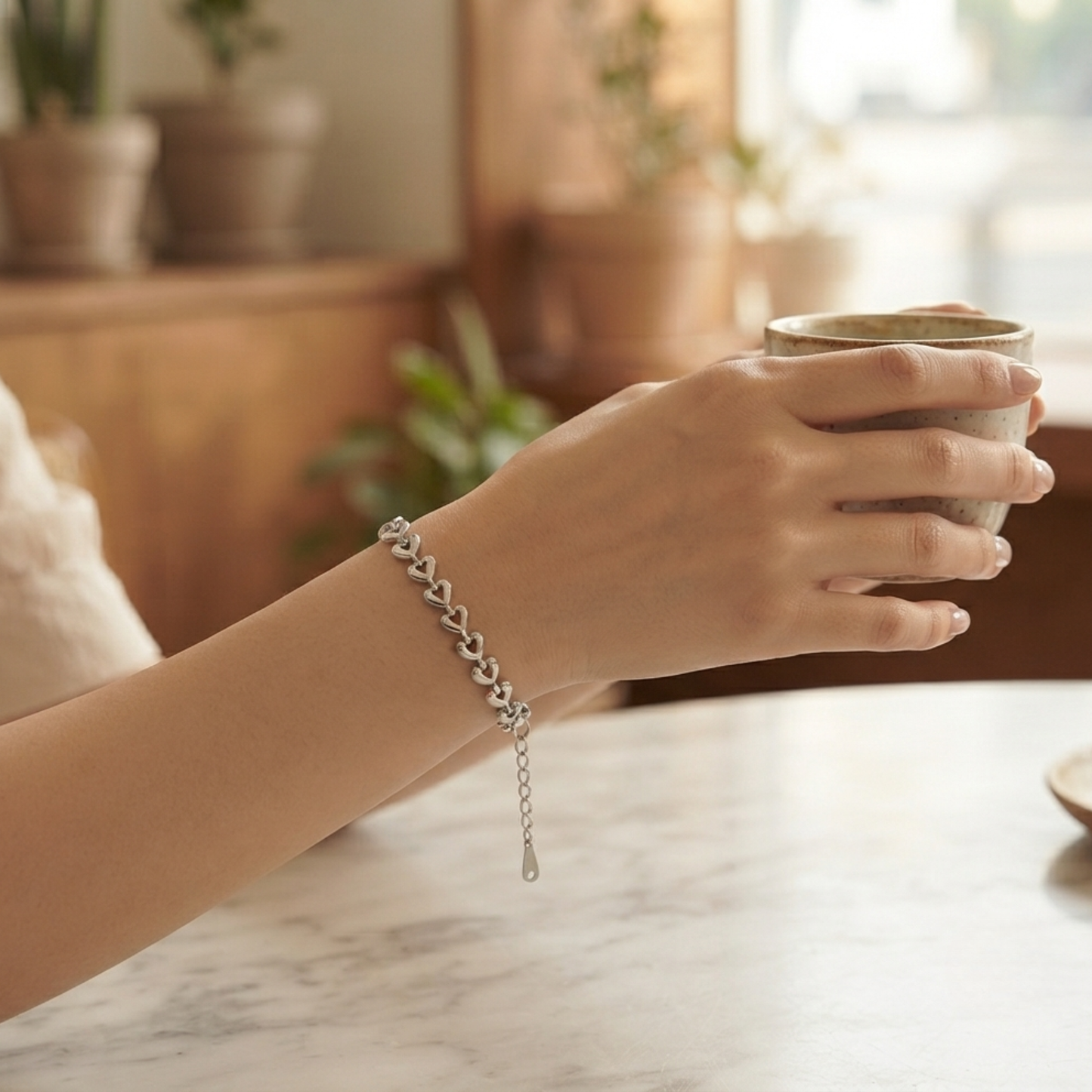 För Evigt Förbundna Hjärtan Armband