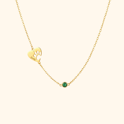 Tassavtryck Graverat Halsband