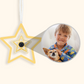 Personligt Stjärn Foto Projektions Julegranshänge
