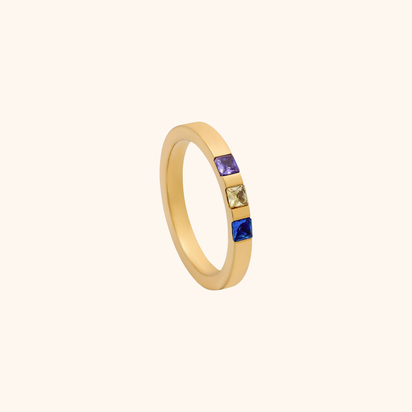 Personligt Födelsesten Band Ring