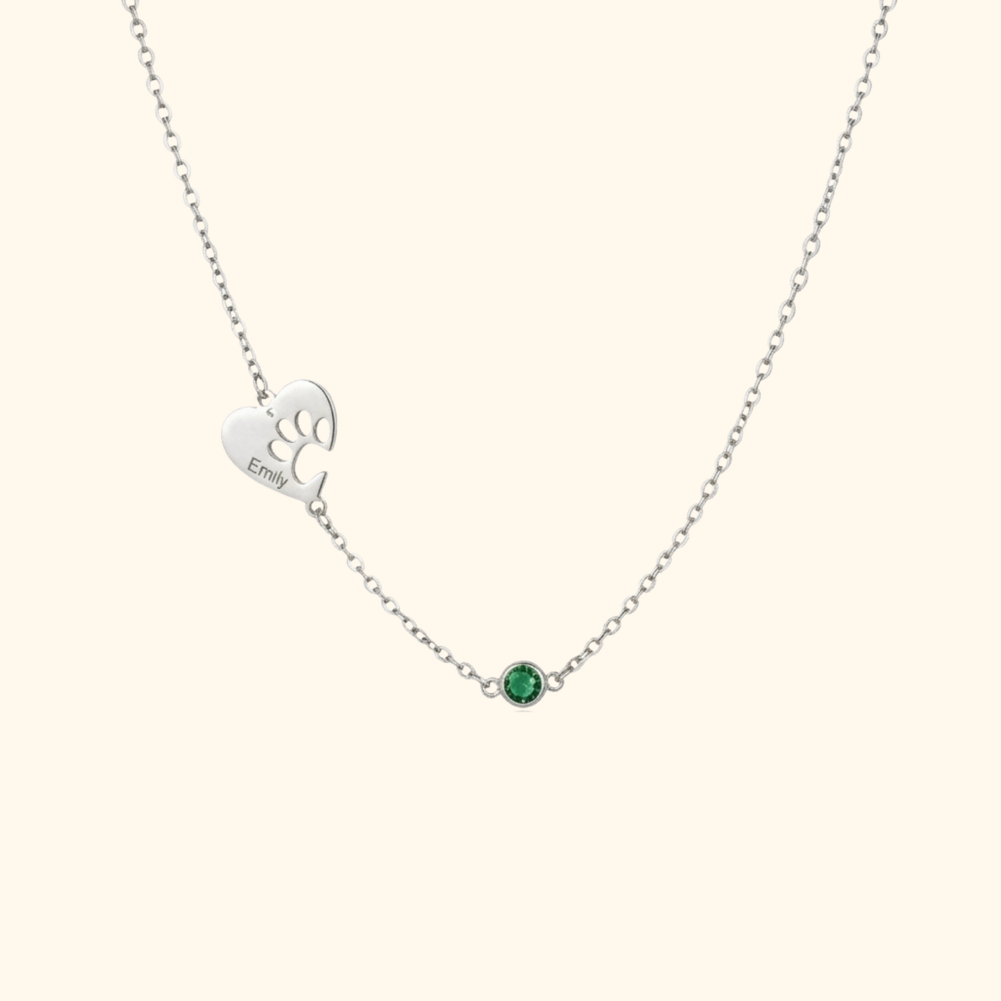 Tassavtryck Graverat Halsband
