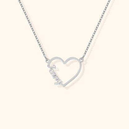 Personligt Hjärtnamns Halsband