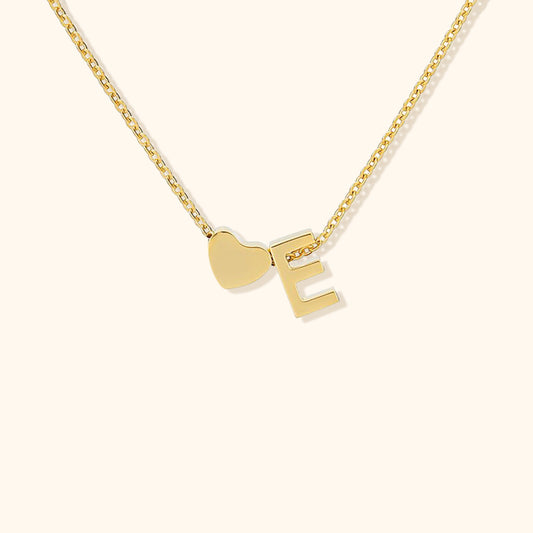 Sweet Hjärta Initial Halsband