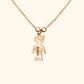 Graverat Barn Berlock Halsband