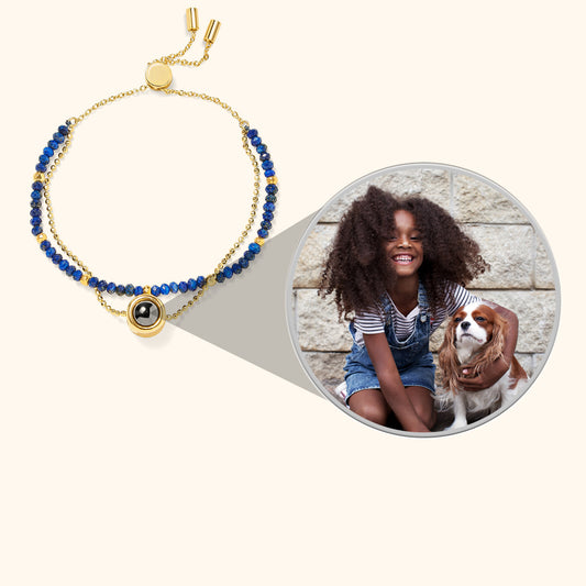 Personliga Kristall Projektion Armband