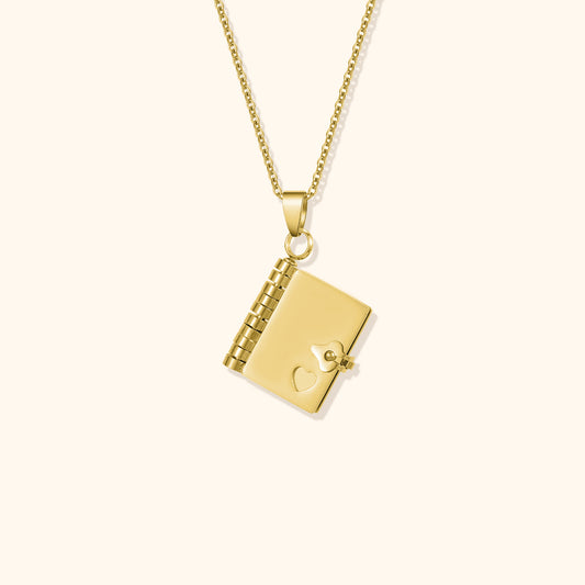 Hemlig Kärleksmeddelande Bok Halsband