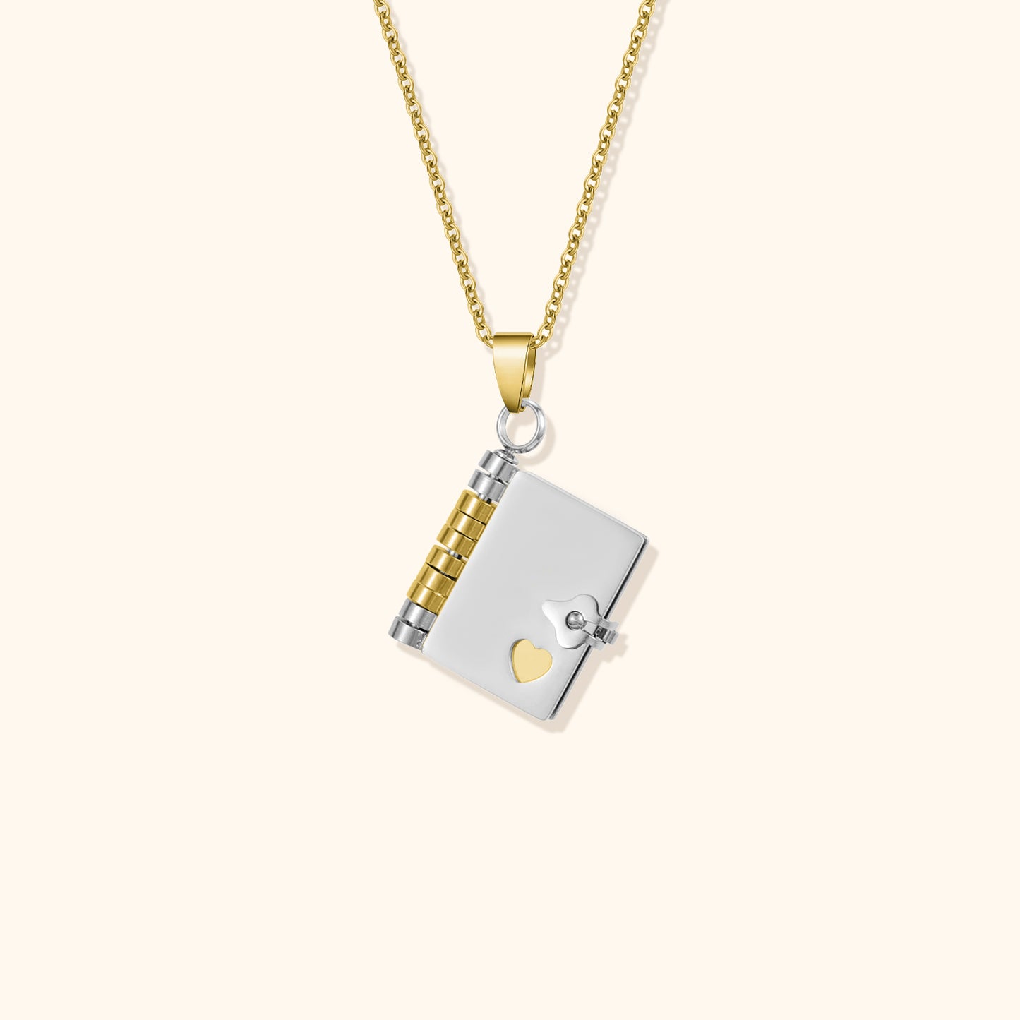 Hemlig Kärleksmeddelande Bok Halsband