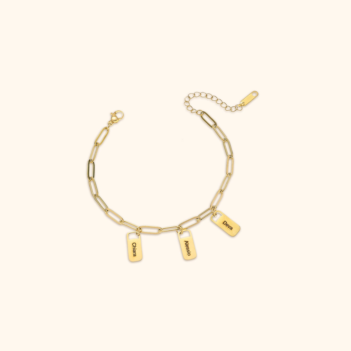 Anpassade Namn Berlock Armband