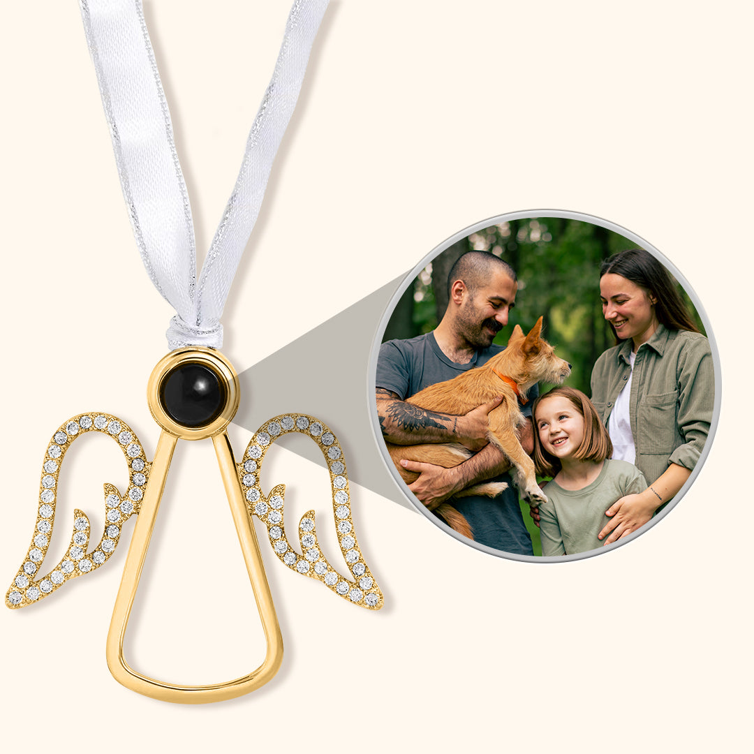 Ängl Avingar Foto Julegranshänge