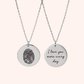 Personligt Graverat Fingeravtryck Halsband