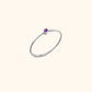 Gnistrande ring med månadssten