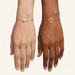 Elegant Matchande Hjärt Armband